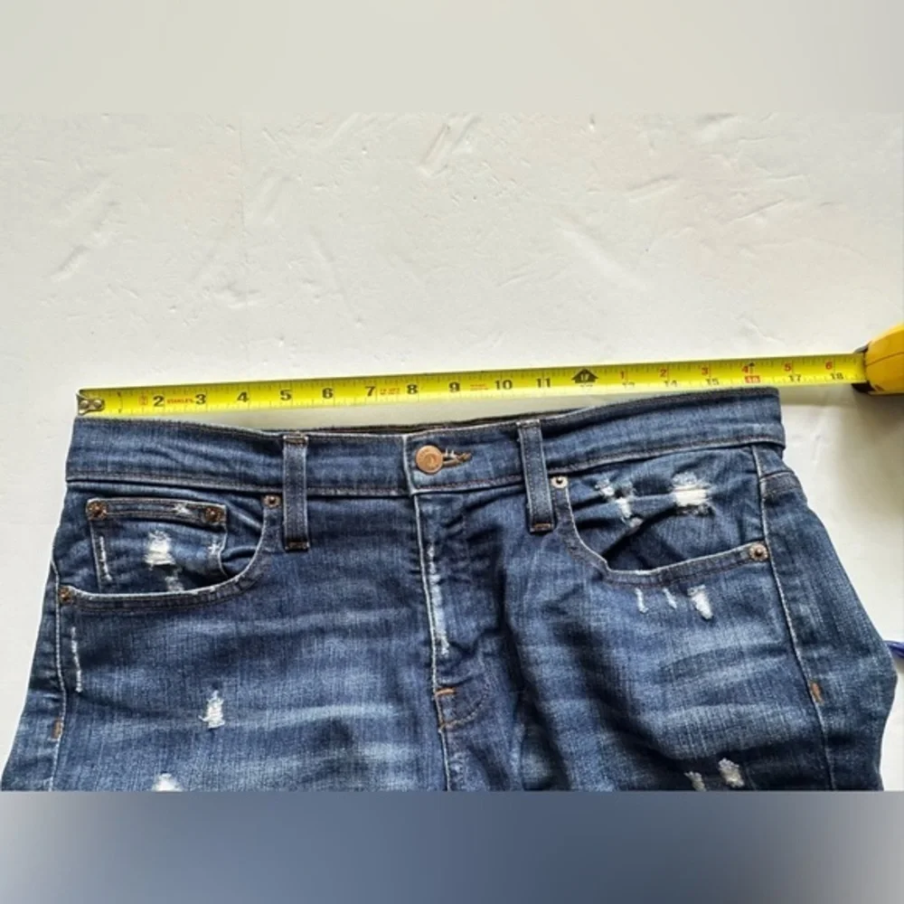 J Crew Slim Broken-in Boyfriend Jeans Size 28 Distressed K8462 Blue Size 28‎